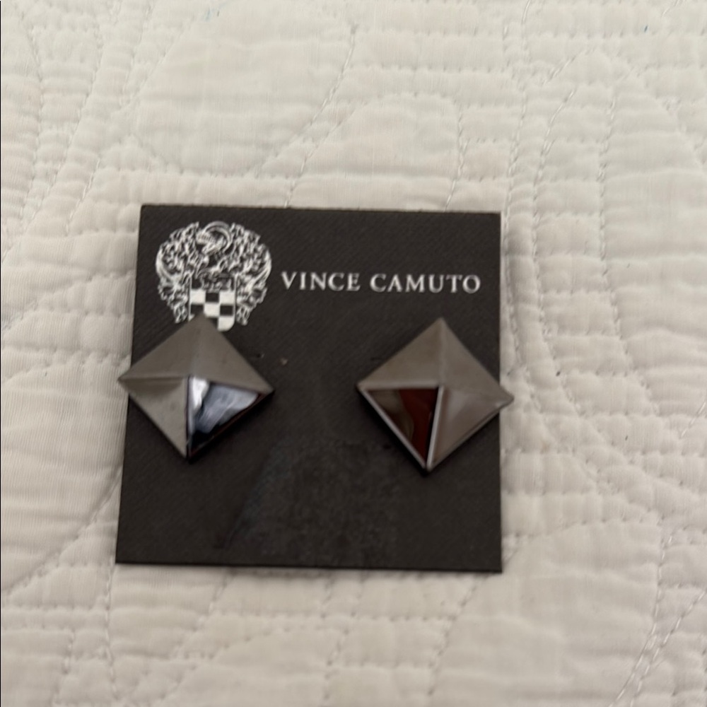 Vince Camuto Silver Stud Earrings